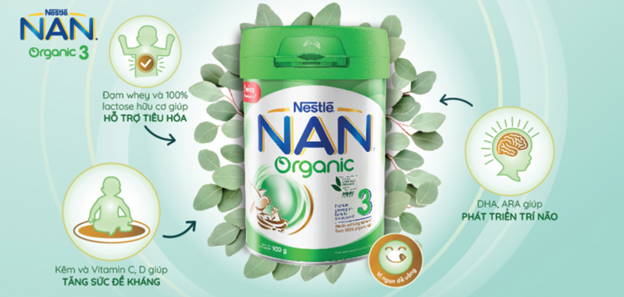 Sữa Nan Organic Nga được sản xuất theo chất lượng & an toàn của Thuỵ Sĩ