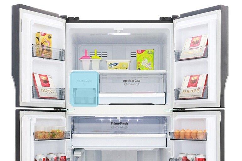 Sản phẩm tủ lạnh có ngăn chứa rộng rãi