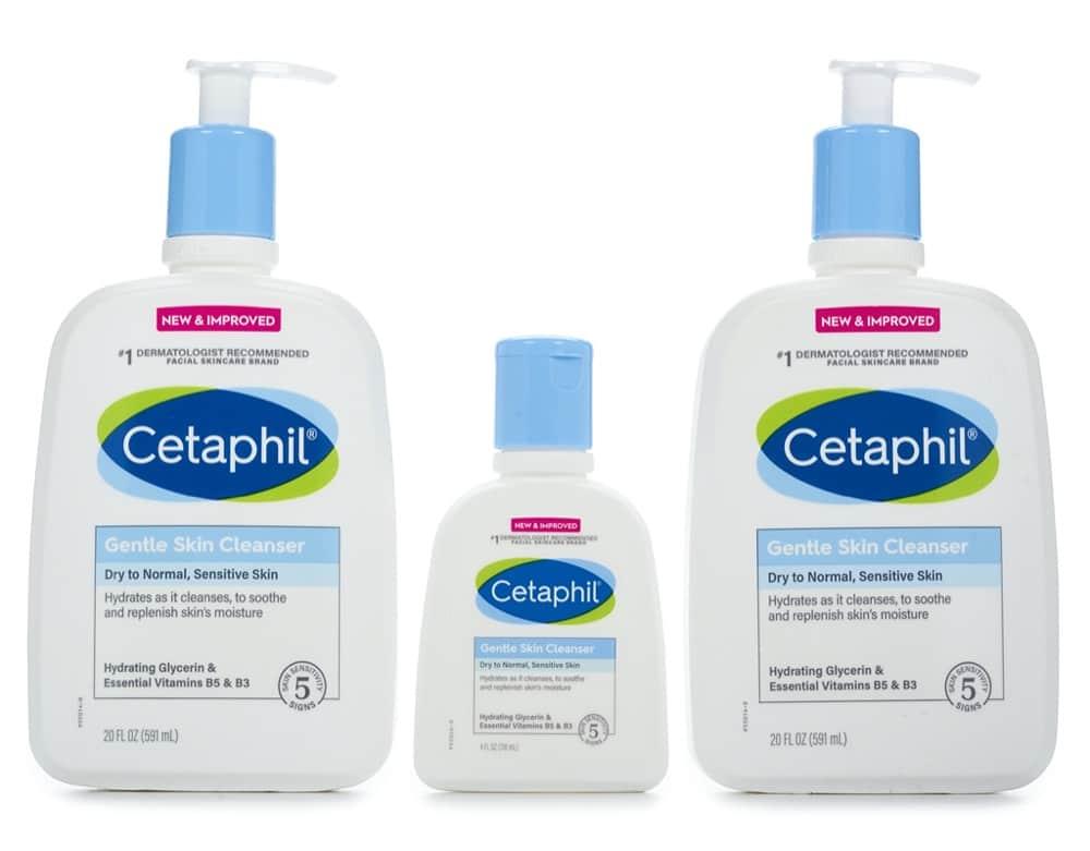 Bộ sản phẩm chăm sóc da nhạy cảm Cetaphil giúp làm sạch da, cấp ẩm một cách nhẹ nhàng